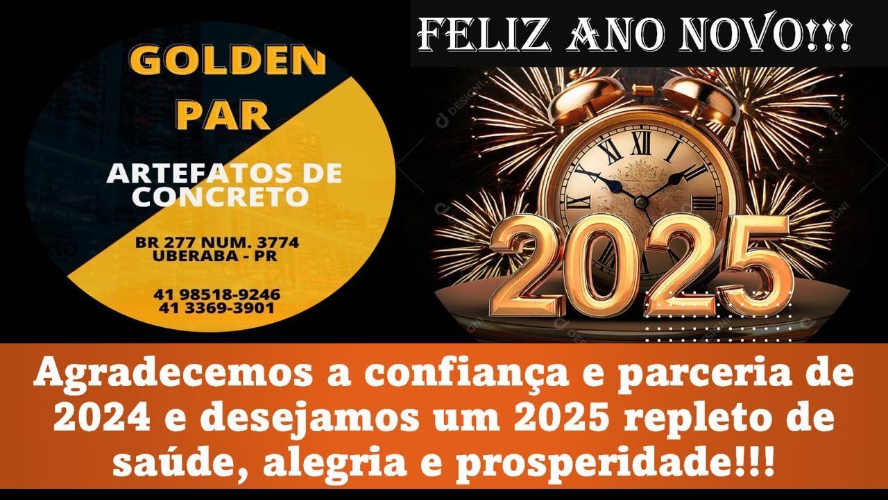 A todos os nossos clientes e amigos, Um 2025 abençoado por Deus!!!!🤩💪🏻🙌🏻🙌🏻🙌🏻🙌🏻